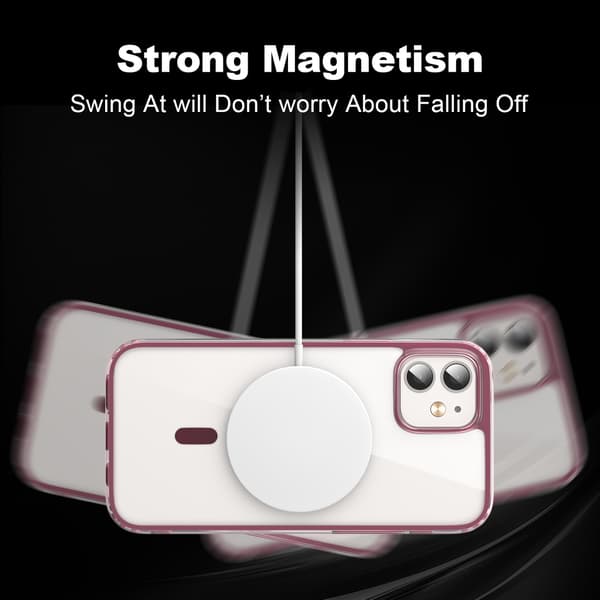 ColorPop iPhone 12/12 Pro Deksel CH MagSafe Transparent/Mørk Blå 33