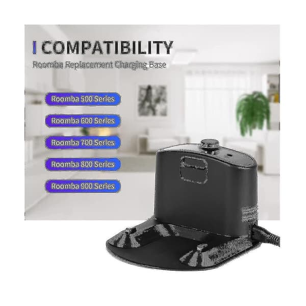 Ladestasjon for iRobot Roomba E5 E6 I1 I3 I4 I6 I7 I8 500 600 700 800 900-serien - Ladebase EU-plugg