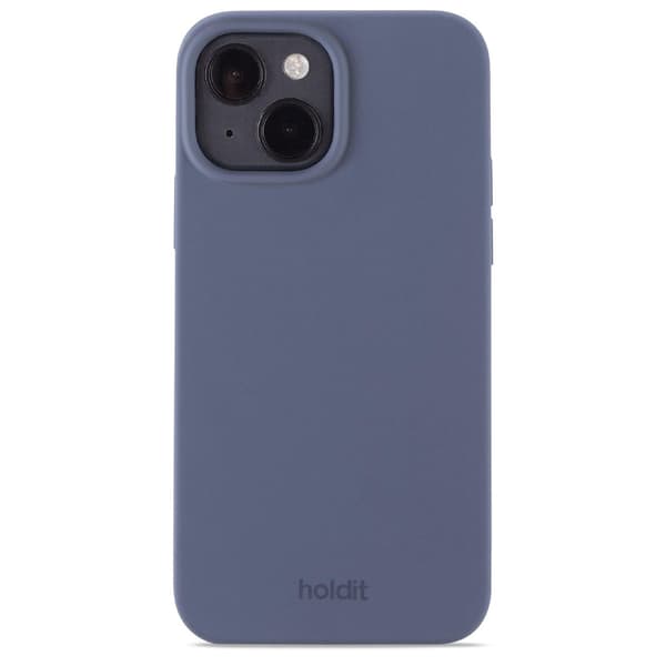 holdit iPhone 15 -puhelinkuori silikonia Pacific Blue Blå Silikon