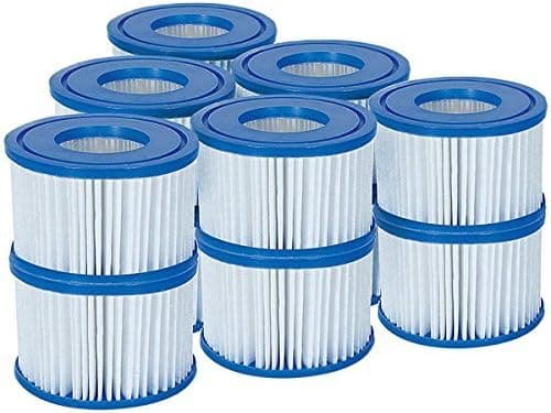 Lay-Z-Spa Filterpatron VI för alla Lay-Z-Spa modeller - 6 x Dubbelpack (12 filter)