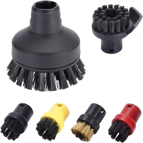 Nylon Runde Børster Rund Børstesæt Damprensebørste Damprenser SC1 SC2 SC3 SC4 SC5 6 6 stk