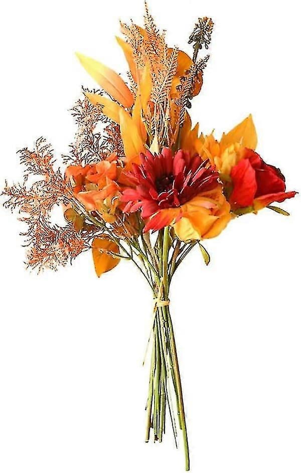 Simulationsblomster Kunstige Planter Efterårsdekorationer Til Dekoration Buket Blomster Til Efterår Efterår Thanksgiving Dag Hjem Butik Offi XHW