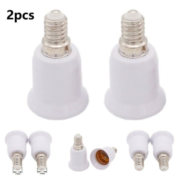 st LED-lamphållare E14 till E27 adapter E14-e27 sockelbas