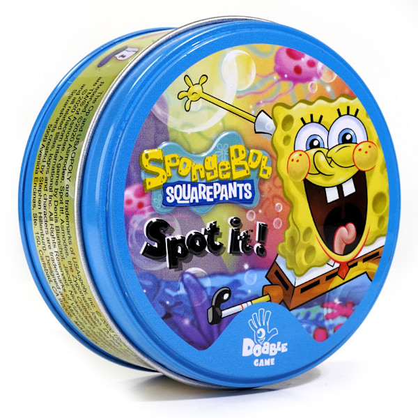 Englantilainen Spot it -perhepeli, vanhempi-lapsi etsi eroavaisuuksia -korttipeli, Dobble-korttipeli, löydä sisaresi SpongeBob