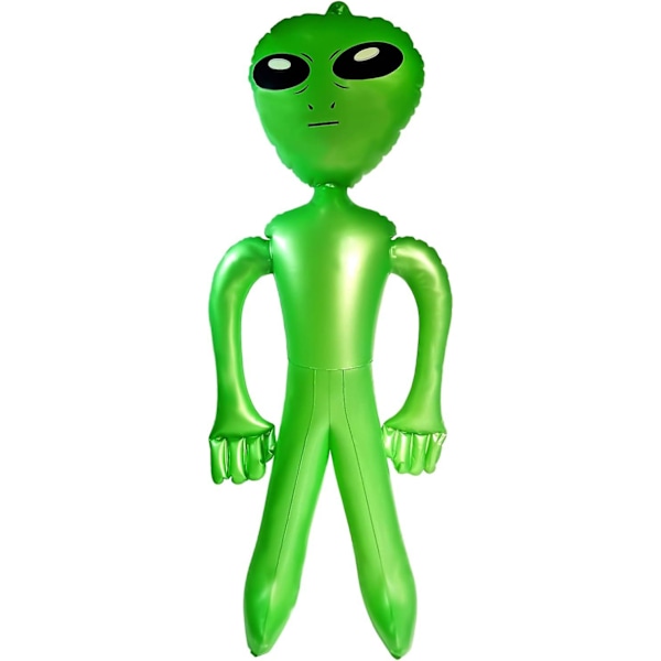 Jätte UFO Uppblåsbar Alien 90 cm Martian Baby Alien Rekvisita Halloween Skräck Födelsedag Rymdfest Dekoration Grön Green 1 Pcs