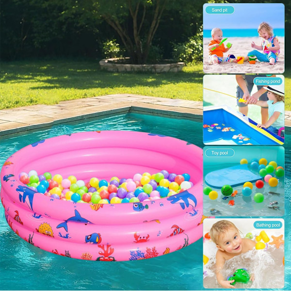 Barnplaskpool, uppblåsbar plaskpool, swimmingpool, uppblåsbar pool, uppblåsbar barnpool, babypool, portabelt badkar BBB