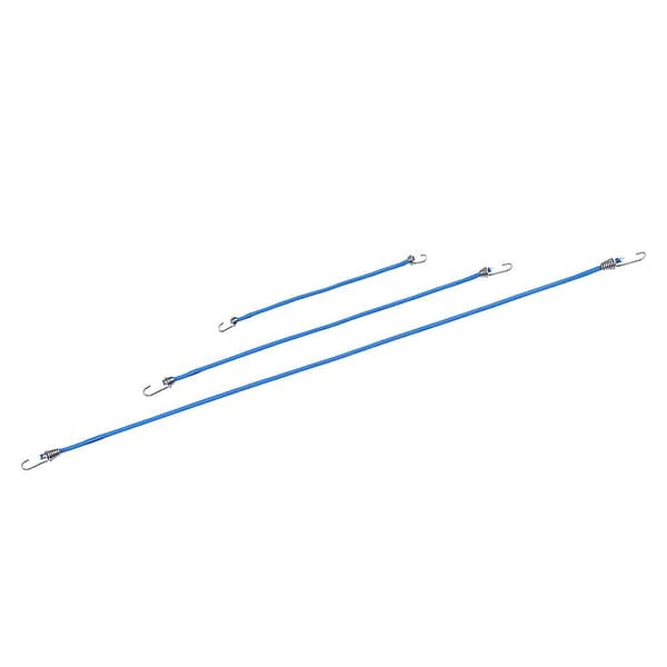 8x RC Fordonsmodell 10cm Takrep Elastiskt med Krok för 1/10 D90 SCX10 Blå