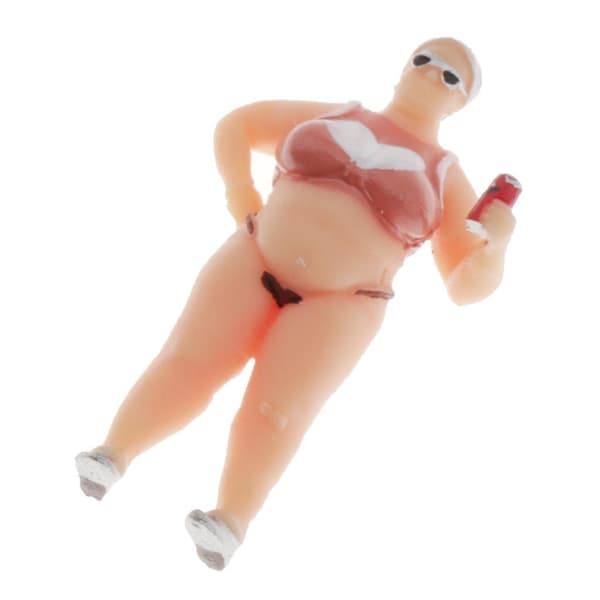 3x1:64 Bikini Biltvätt Figurer Scenario Leksaker H 3x1:64