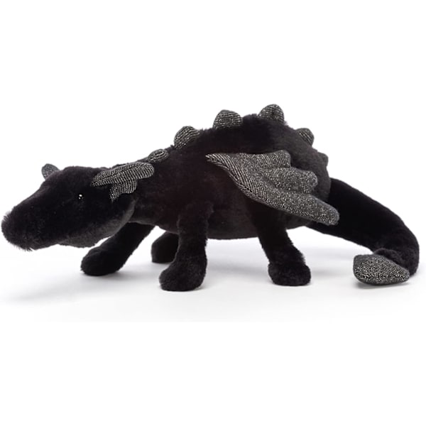 Jellycat Snödrake Gosedjur, Enorm 66 cm - Mytisk Plyschleksak - Klassisk Barngåva black
