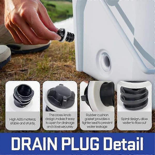 Cooler Plug Replacement for YETI, Cooler Drain Plug