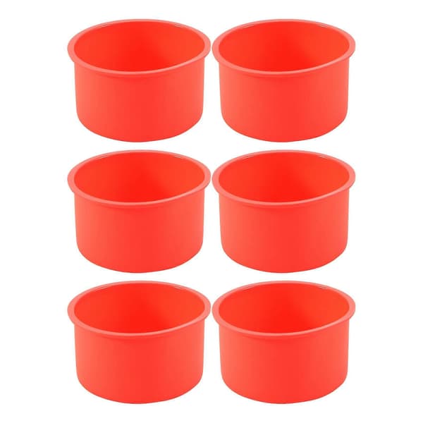 Silikone Mini Kageforme 4 Tommer Rund Bageform Non-Stick Silikone Bageform Bageplade Genanvendelig