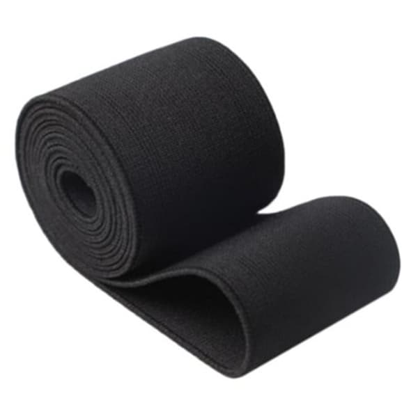 Platt elastikbånd Sort syning Håndværk DIY Stretch 40Mm 5 meter