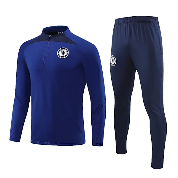 Långärmad fotbollströja herr Chelsea blå fotbollströja Chelsea blå chelsea blue XL