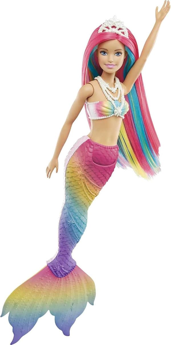 Barbie Rainbow Magic -merenneito - Nuken värit muuttuvat