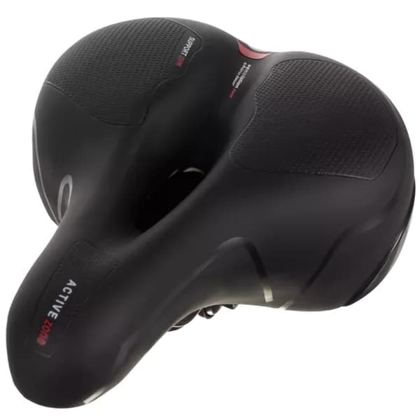 Cykel sadel med LED-ljus & Ventilation - Sadel för cykel