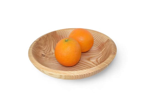 Træskål Frugtskål Ø 24 Cm Kernesche Håndlavet