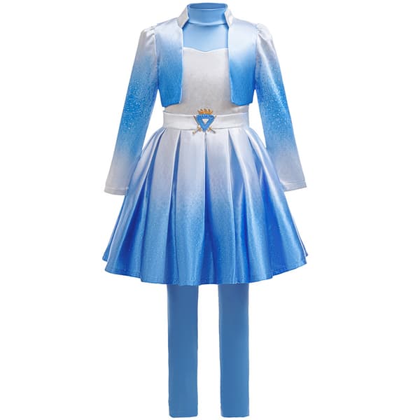 Lasten Halloween-lavapukusetti Chloe Cosplay -asu D1641 Blue 100cm