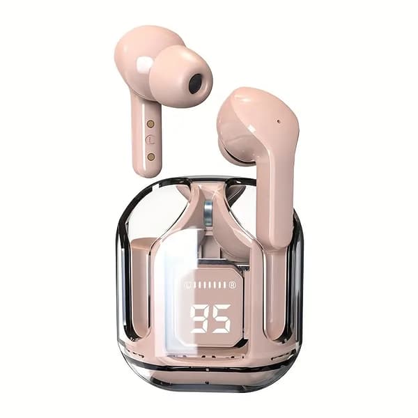 Trådløse hovedtelefoner med HiFi Dual Stereo mikrofon