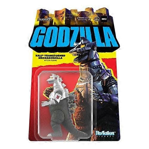 Toho Halv-Transformert Mechagodzilla ReAction 3.75\" Samleobjekt Actionfigur