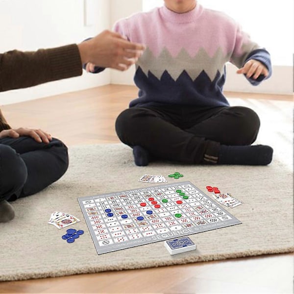 Sequence Brädspel för Familjefest Bärbara Resonemangs Pedagogiska Leksaker för Vuxna Barn