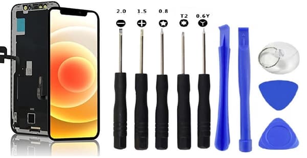 iPhone 12/12 Pro udskiftningsskærm med værktøj og forsegling