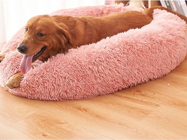 Fluffy hundeseng katteseng myk pute soveseng 80cm 1330