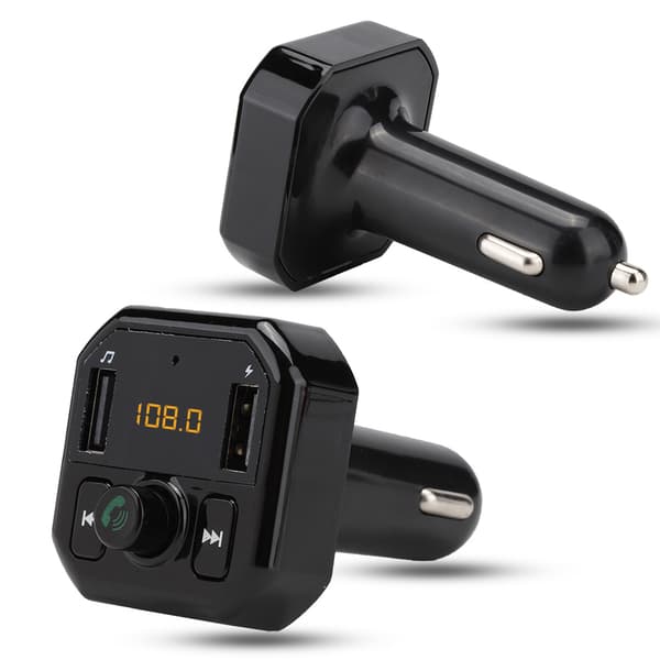 B9 Bil Mp3 Bil Bluetooth Håndfri Spiller Bil Usb Lader 3.1A Rask Lading (Svart)