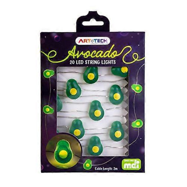 20 LED ljusslinga - Avokado