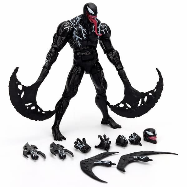 Venom 2 Carnage Filmfigur Ledrörlig Modell Ornament Marvel Superhjälte Perifera Dockor Venom Figure