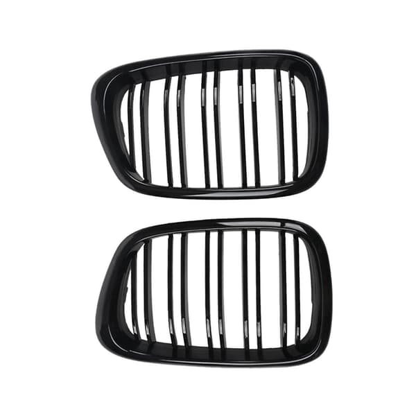 Gloss Sort Front Panser Nyre Grill Doble Linjer For E39 5-serie 525 528 1995-2004 5113700583