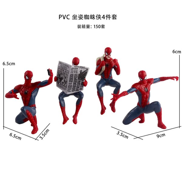 Spider-Man Dagligdag Figurer – Samlermodeller, Dukker og Bilpynt Flat color box
