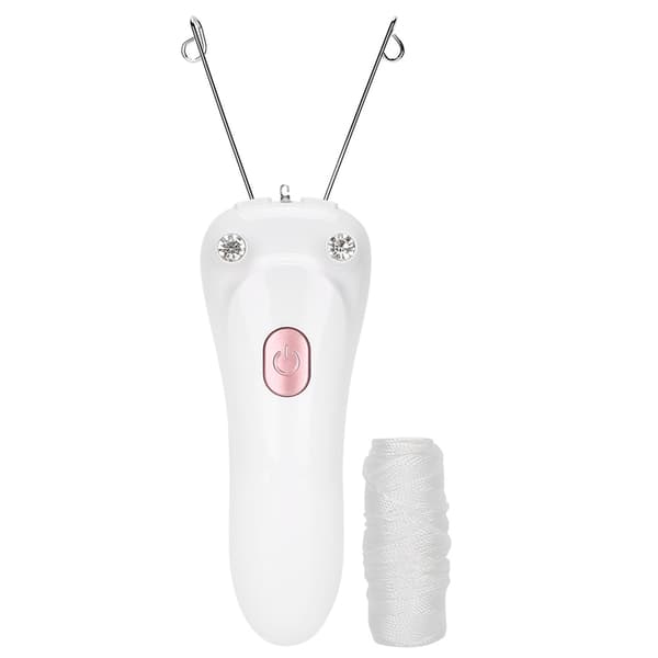 Elektrisk trådepilator hårfjerner USB-lading bomullstrådepilator (Host bomullstråd USB-kabel) (Rosa)