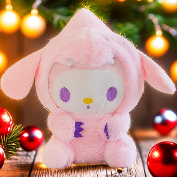 3 stk. Jule-Plush Dinosaur Kostume, Plush til Fans og Børn, Perfekt til Fest