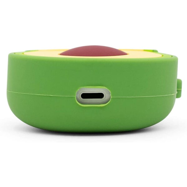 Söt avokado rolig 3D-tecknad cool fruktform för Airpods 1&2 case