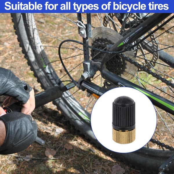 Presta till Schrader Ventiladapter Mässing Cykeldäck Pump Konverteringskit För Standard Luftpumpar Och Kompressorer 8-Delars Set