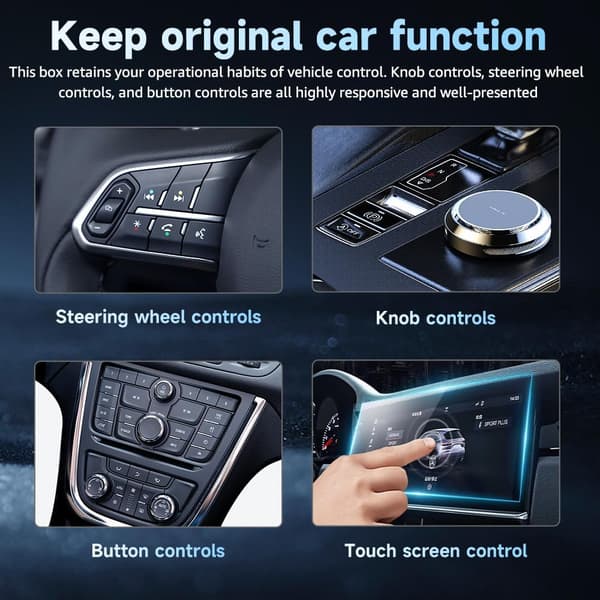 Trådløs CarPlay-adapter til Apple Android USB C hurtig forbindelse Mini Car Play Dongle kompatibel med iPhone Smartphone