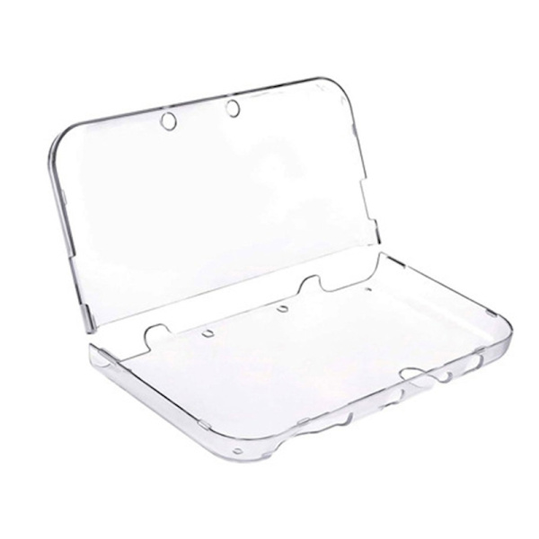Kristallklart PC-fodral för New 3DS XL Konsol Repskyddande skyddande skal Stötsäkert fram- och baksida Skal