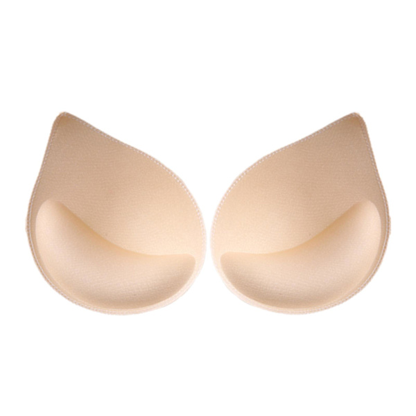 Par Bra-puter Push Up-innsatser Bra-kopper Erstatning Br black One Size 3pcs