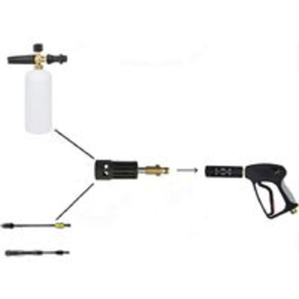 Højtryksrenser Pistol Adapter, Spary Wand Koblinger til Højtryksrensere, Erstatning for Karcher K1 K2 K3 K4 K5 K6 K7, Nilfisk Gerni (1 Nilfisk Gerni)