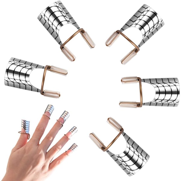 Mall, nagelmall för gelbyggare, nagelkonstspetsförlängning