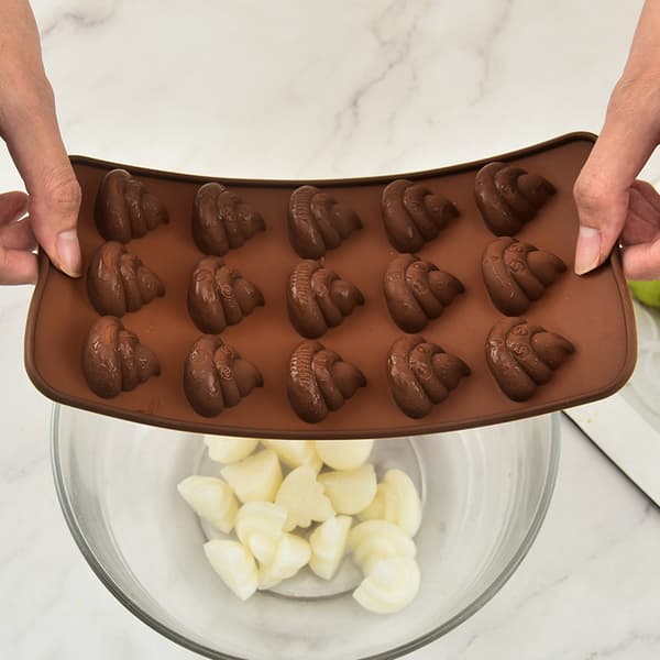 15-rums Silikonform til Poop Chokoladeform Bage Isbakke Dryp