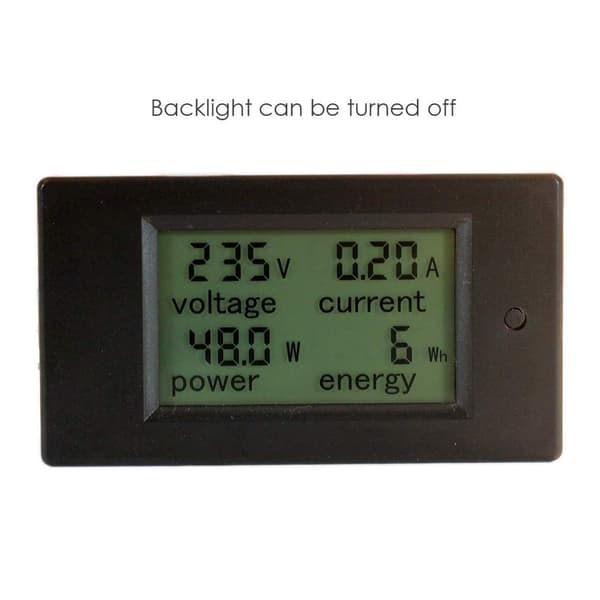 AC 80-260V 100A Digital Multimeter PZEM-061 LCD Display Digital Spændingsmultimeter Energi Amperemeter Voltmeter med Strømtransformator CT