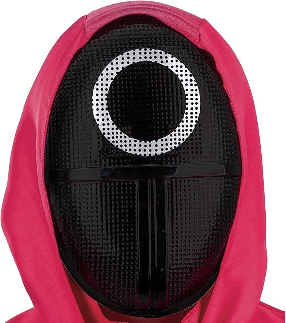 Squid Game Masker, En Storlek Vuxen Kostym Masker circle