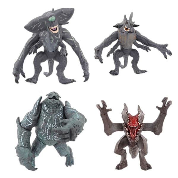 Pacific Rim Wanderer Docka Vit Orm Hat Lingbei Sköldpadda Lie Huvud Mecha Monster Docka Modell Ornament Pacific Rim - Velociraptor