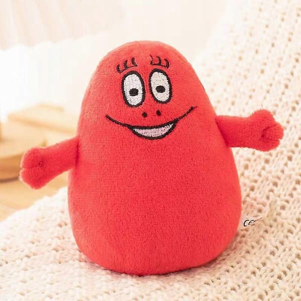 9 st Tecknade Barbapapa plyschleksaker