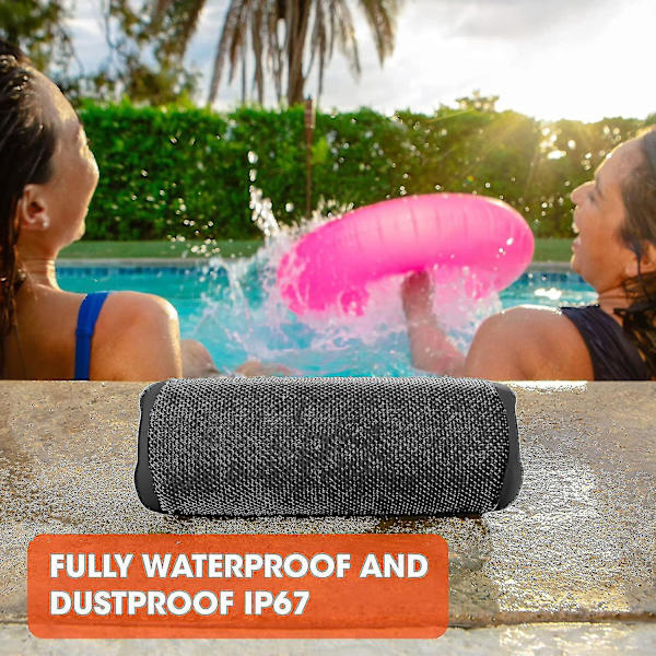 Flip 6 - Kannettava Bluetooth-kaiutin, voimakas ääni ja syvä basso, Ipx7 vedenpitävä, 12 tunnin toistoaika, Partyboost