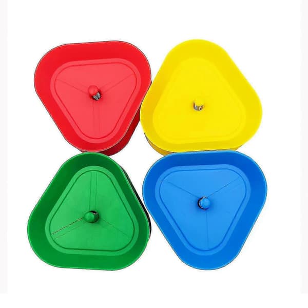 Sett med 4 plastikk spillekortholdere