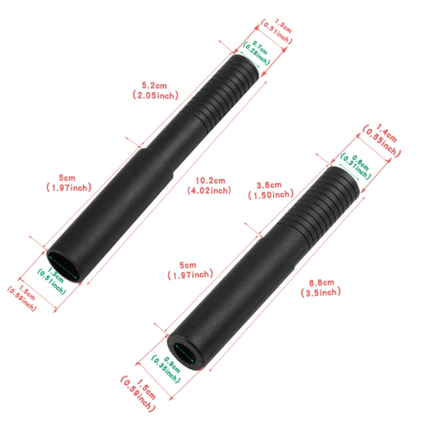 2 st golfklubbskaftförlängare, höghållfast järnputterförlängare, lättviktsförlängare för golfskaft för golf