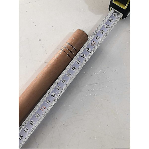 GITABI Tynd Kagerulle Oklava-Lang 80 cm (31 tommer) zy