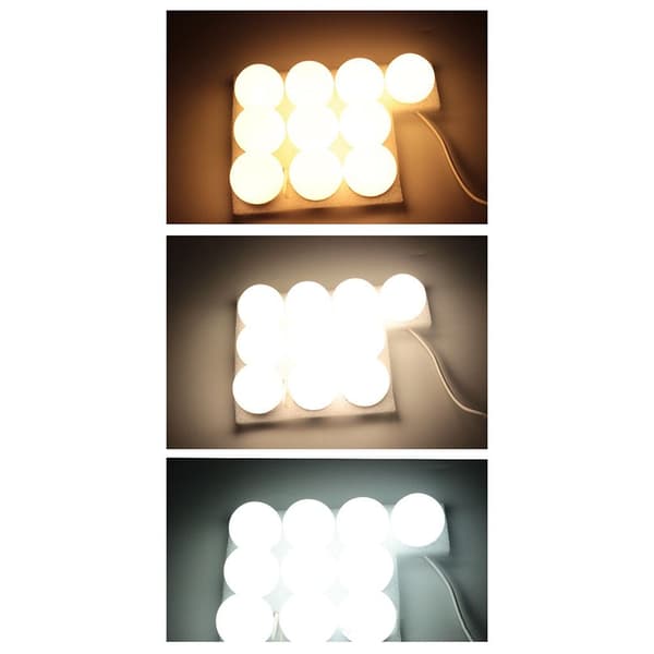 10 LED-meikkipeilin valopolttimoa, himmennettävä LED-seinävalaisin